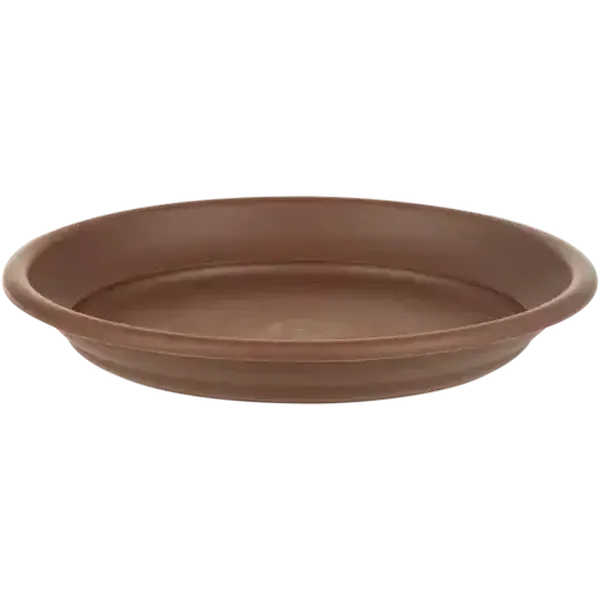 ADDIS Chocbrown Venus Flower Saucer 26cm