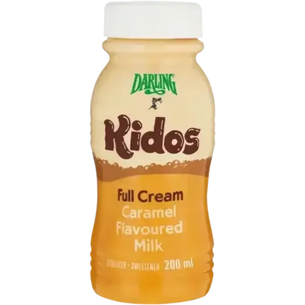 Darling Kidos Caramel Flavoured Full Cream Milk 200ml