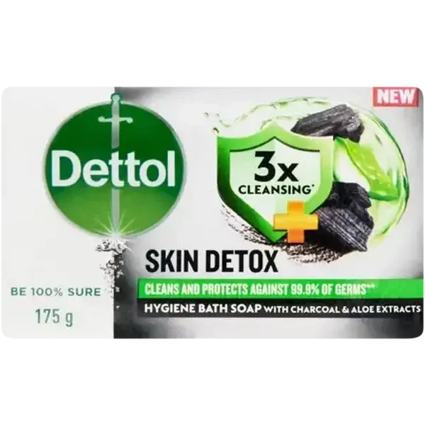 Dettol Skin Detox Hygiene Bar Soap 175g