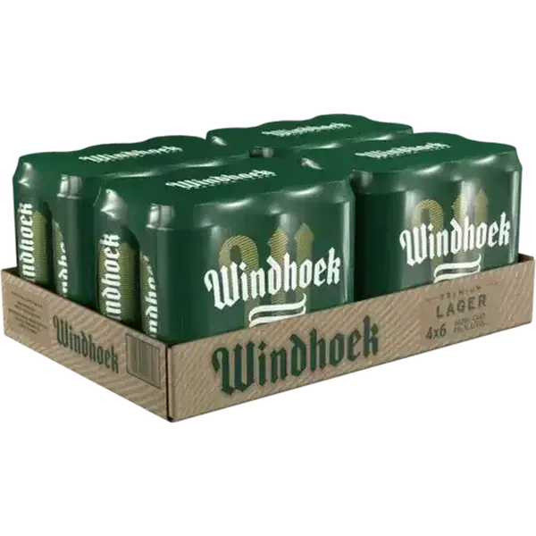 Windhoek Premium Lager Beer 24 x 500ml