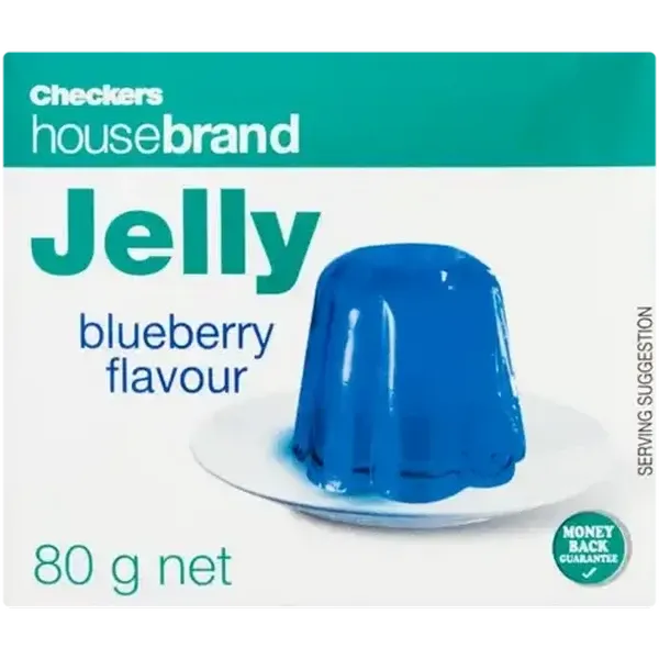 Checkers Housebrand Blueberry Flavour Jelly 80g
