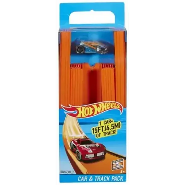 Hot Wheels Track Builder Track With Car