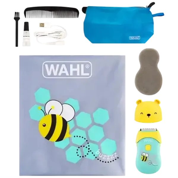 Wahl Bee Gentle Rechargeable Children's Hair Clipper Kit 10 Piece