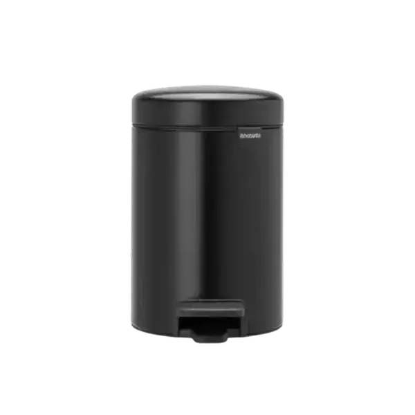 Brabantia Matt Black NewIcon Pedal Bin 3L