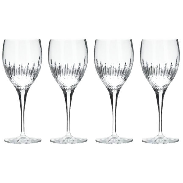 Luigi Bormioli Diamante White Wine Glass 4 Piece Set