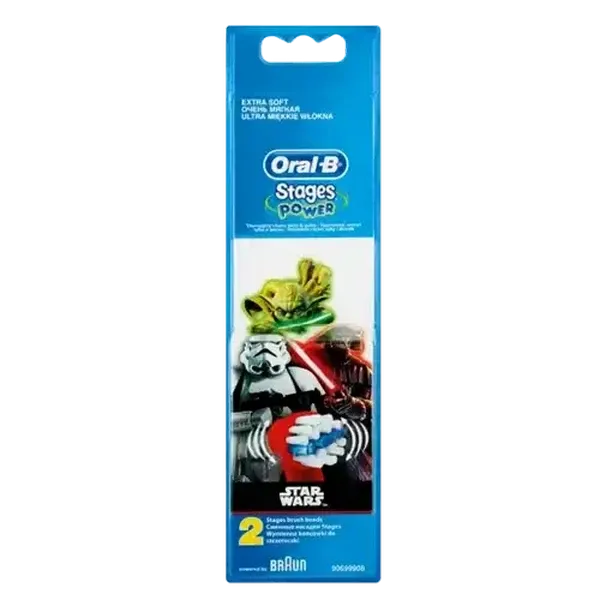 Oral-B Star Wars Electric Toothbrush Refill Head 2 Pack