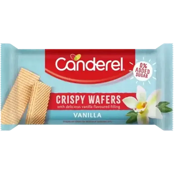 Canderel Vanilla Flavoured Crispy Wafers 45g
