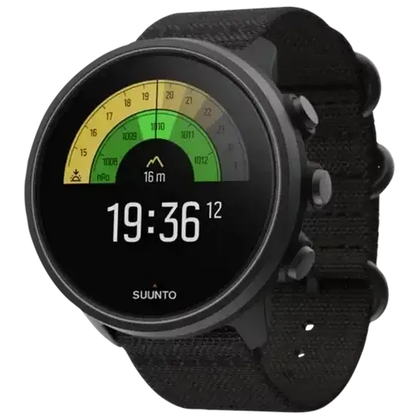 Suunto 9 Baro Charcoal Black Titanium Sport Watch