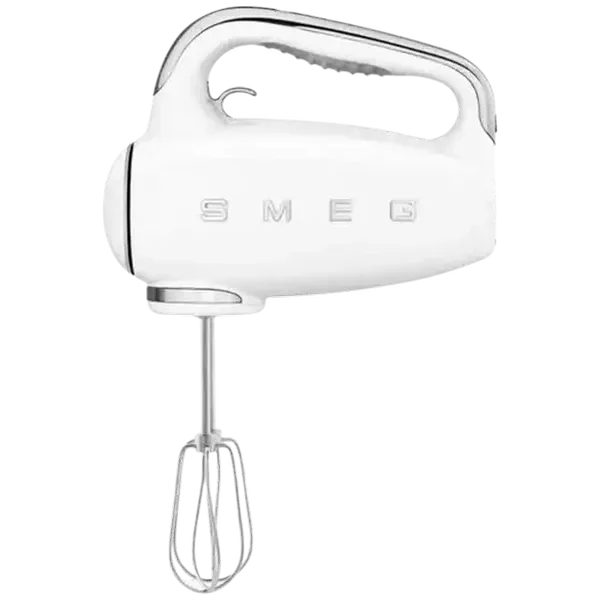 Smeg Glossy Ice White Retro Hand Mixer 250W