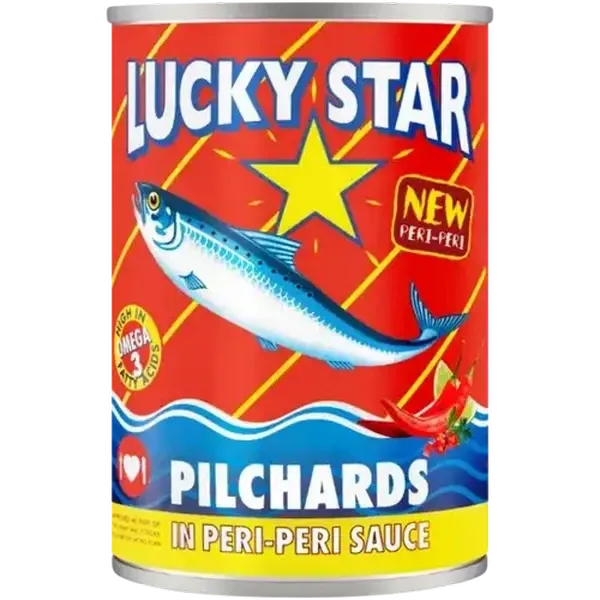 Lucky Star Pilchards in Peri-Peri Sauce 400g
