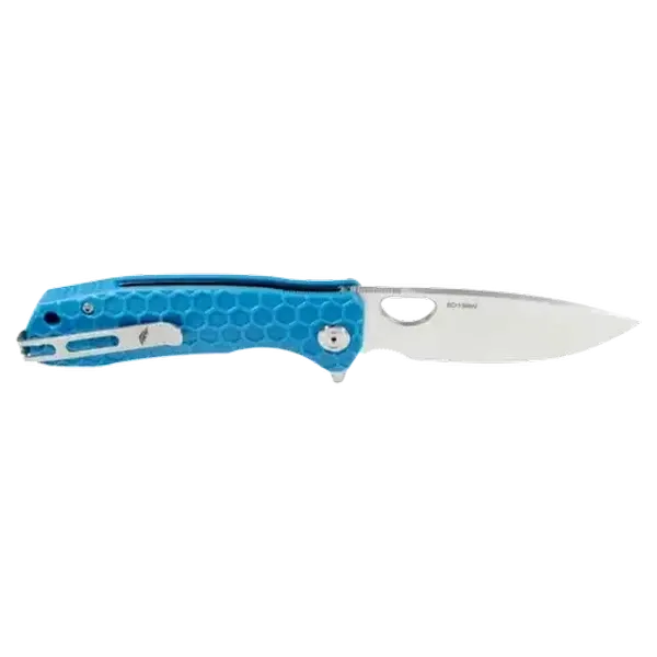 Honey Badger Knives Blue Medium Flipper Knife
