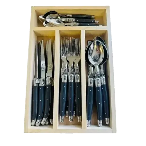 Laguiole Tonic Grey Cutlery Set 24 Piece