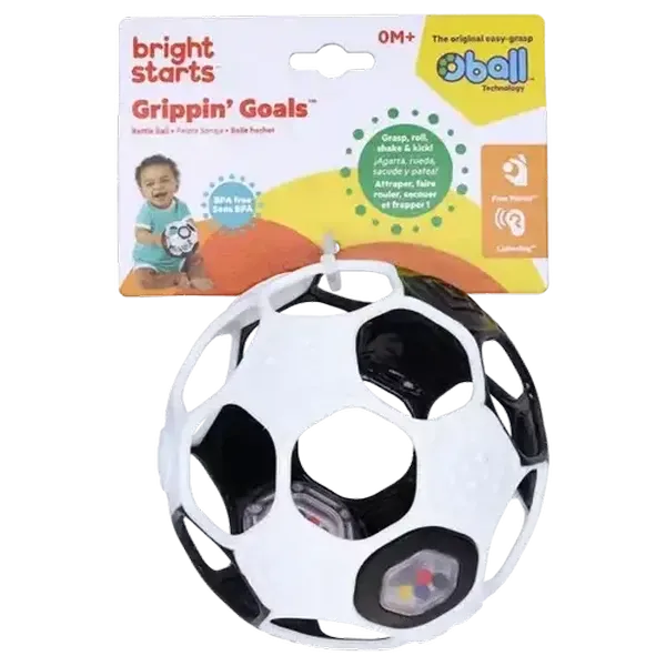 Bright Starts Black & White Rattle Ball 0 Months +