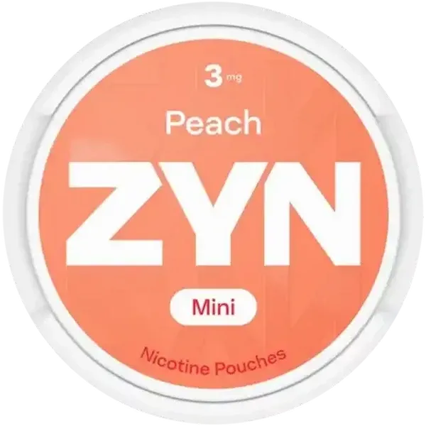 ZYN Peach 3mg Mini Nicotine Pouches 15 Pack