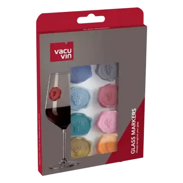 Vacu Vin Classic Glass Markers 8-Pack