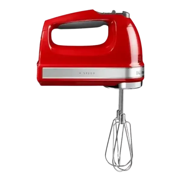 KitchenAid Empire Red 9 Speed Hand Mixer 85W