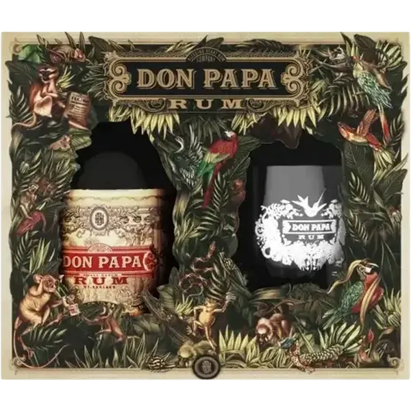 Don Papa Rum Gift Pack Bottle 750ml