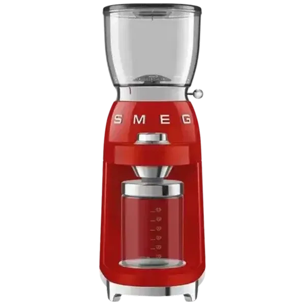 Smeg Glossy Red Retro Coffee Grinder 150W