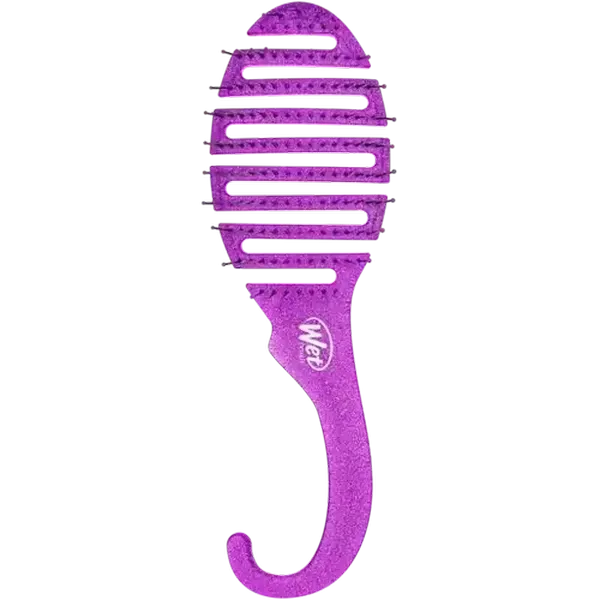 Wet Brush Purple Glitter Shower Detangler Brush
