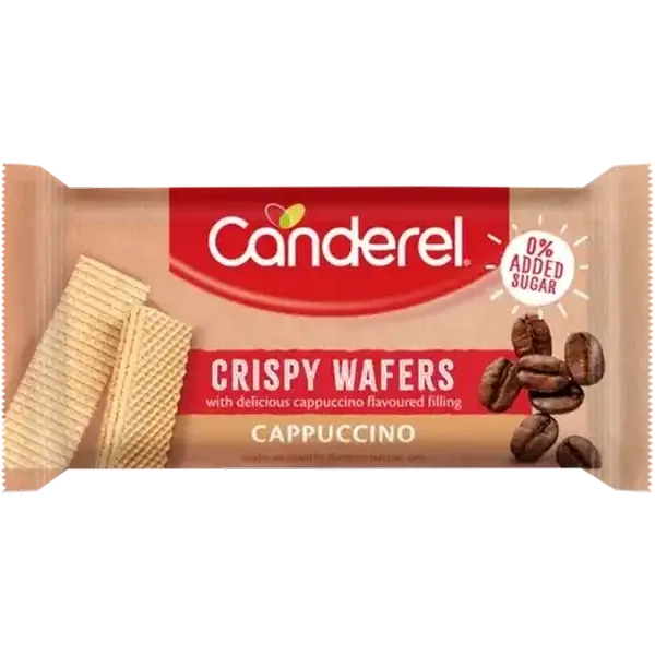 Canderel Cappuccino Flavoured Crispy Wafers 45g
