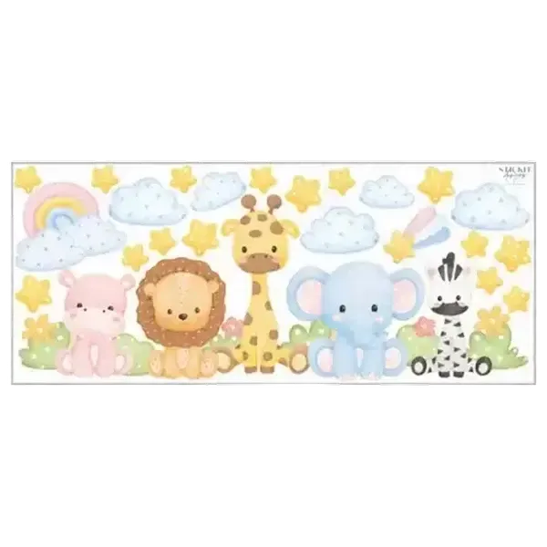 StickIt Designs Baby Animals Peel & Stick Wall Stickers