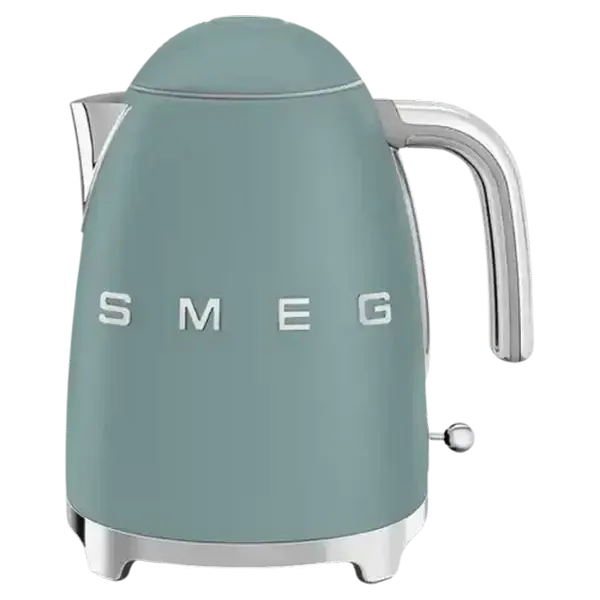 Smeg Matte Emerald Green Retro Cordless Electric Kettle 1.7L