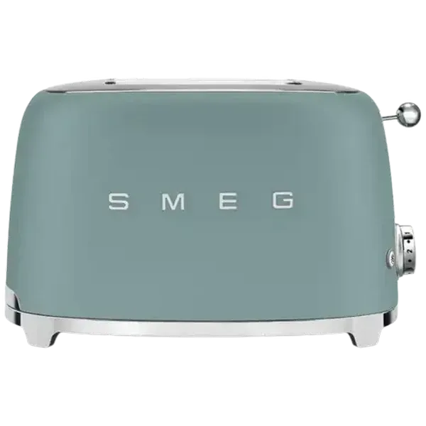 Smeg Matte Emerald Green Special Edition Retro 2-Slice Toaster 950W