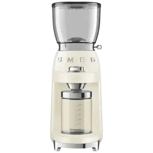 Smeg Glossy Cream Retro Coffee Grinder 150W