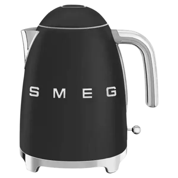 Smeg Matte Black Retro Cordless Electric Kettle 1.7L