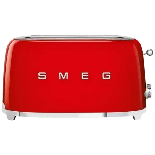 Smeg Fiery Red Retro 4-Slice Toaster 1500W