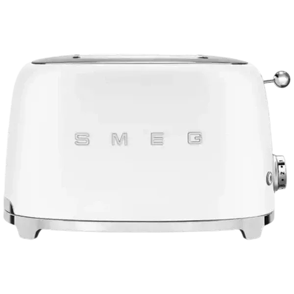 Smeg Matte White Special Edition Retro 2-Slice Toaster 950W