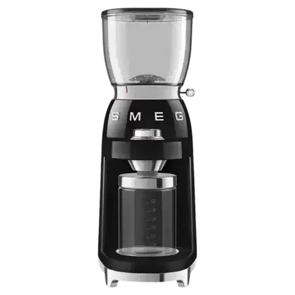 Smeg Glossy Black Retro Coffee Grinder 150W