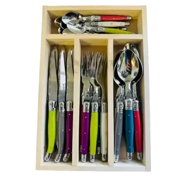 Laguiole Cutlery Set Victoria Mix 24 Piece