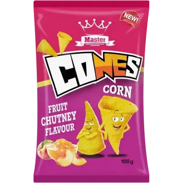 Master Fruit Chutney Flavour Cones 100g