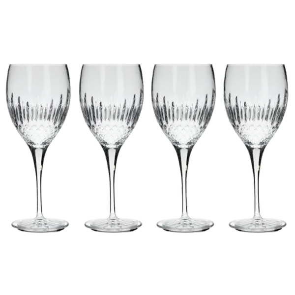 Luigi Bormioli Diamante Red Wine Glass 4 Piece Set
