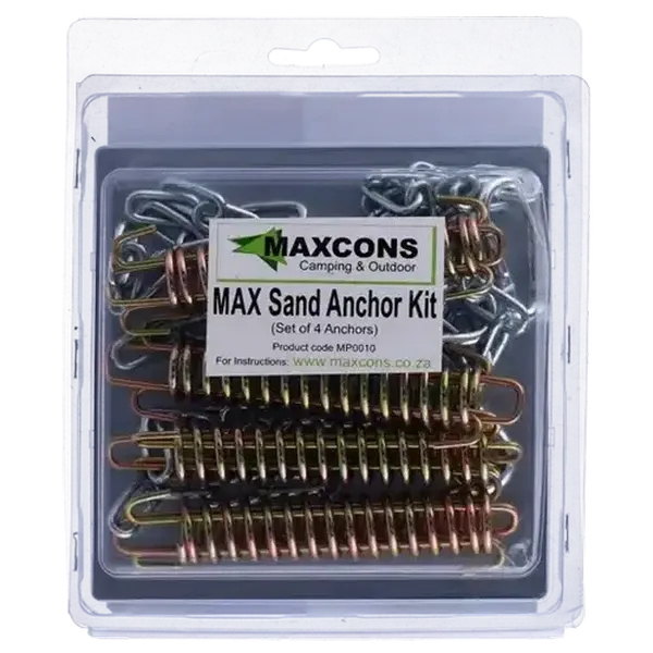 Maxcons Sand Anchor Kit 4-Pack
