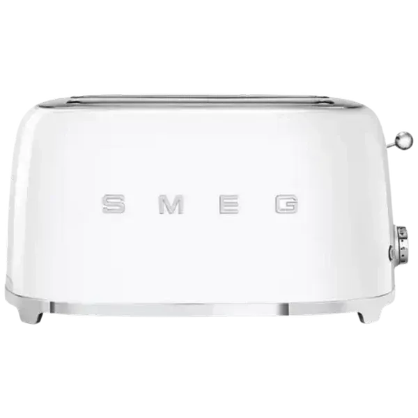 Smeg Ice White Retro 4-Slice Toaster 1500W