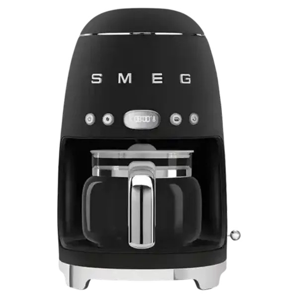 Smeg Special Edition Matt Black Retro Filter Coffee Machine 1050W
