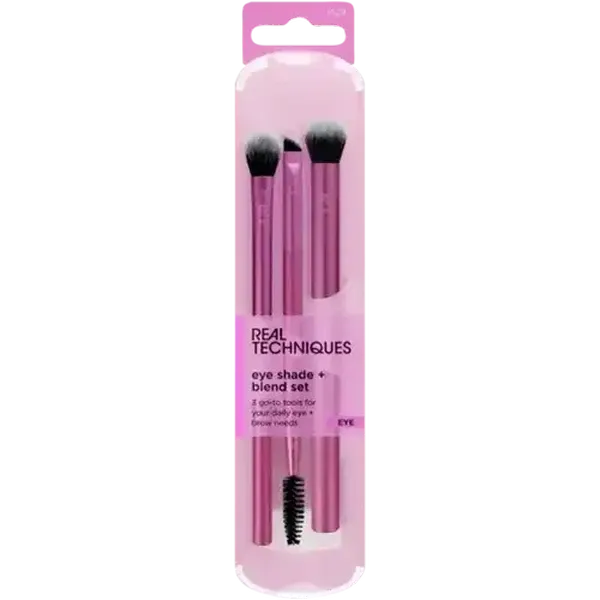 Real Techniques Eye Shade & Blend Make Up Brush Set 3 Piece