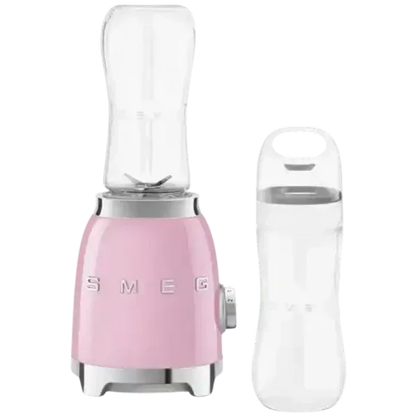Smeg Glossy Pastel Pink Retro Personal Blender 300W