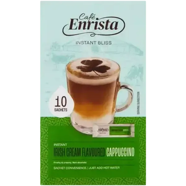 Café Enrista Irish Cream Flavoured Instant Cappuccino 10 x 18g