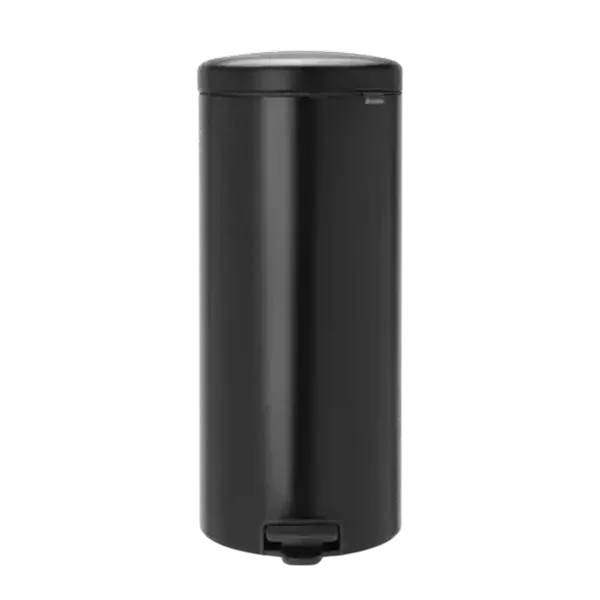 Brabantia Matt Black NewIcon Pedal Bin 30L