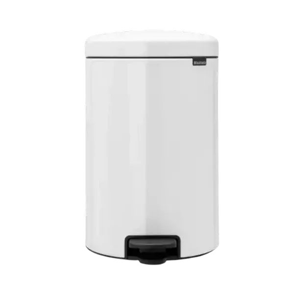 Brabantia White NewIcon Pedal Bin 20L