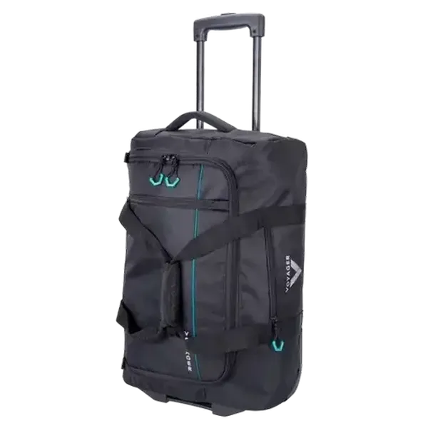 Voyager Trek Black Cabin 2 Wheel Trolley Duffel Bag