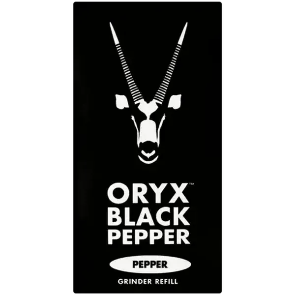 Oryx Desert Salt Black Pepper Grinder Refill 100g
