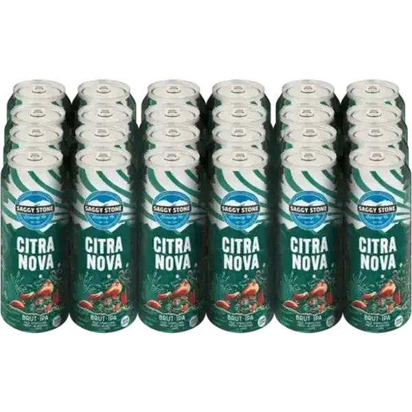 Saggy Stone Citra Nova Brut IPA Beer Cans 24 x 500ml