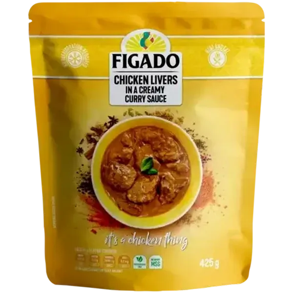 Figado Chicken Livers in a Creamy Curry Sauce 425g