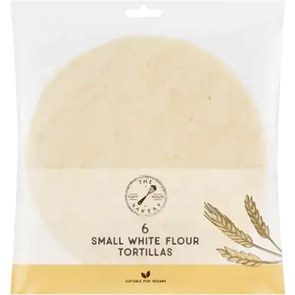 The Bakery Small White Flour Tortillas 6 Pack