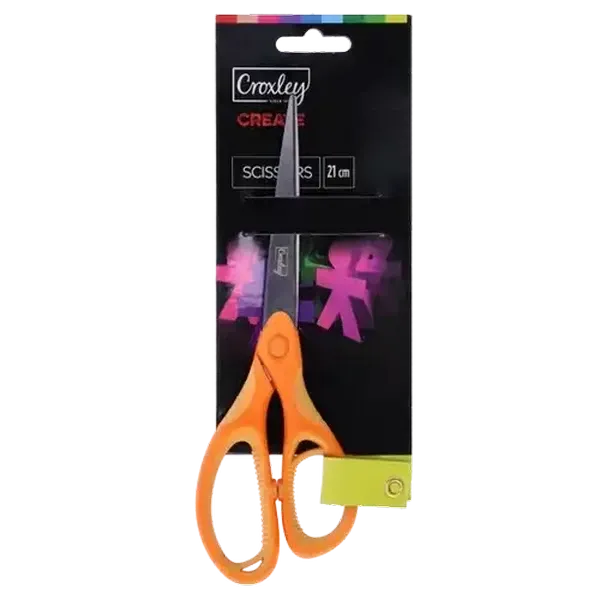 Croxley Orange Office Scissors 21cm