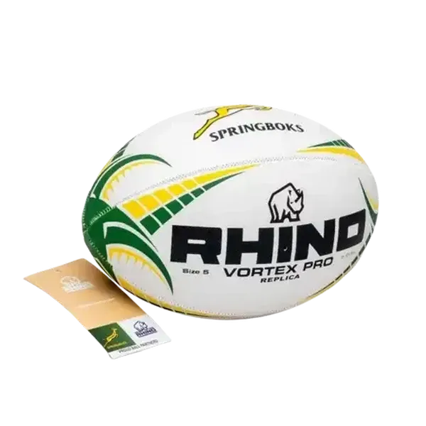 Rhino Rugby Green Springboks Ball Size 5